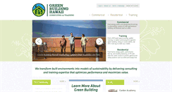 Desktop Screenshot of greenbuildinghawaii.com